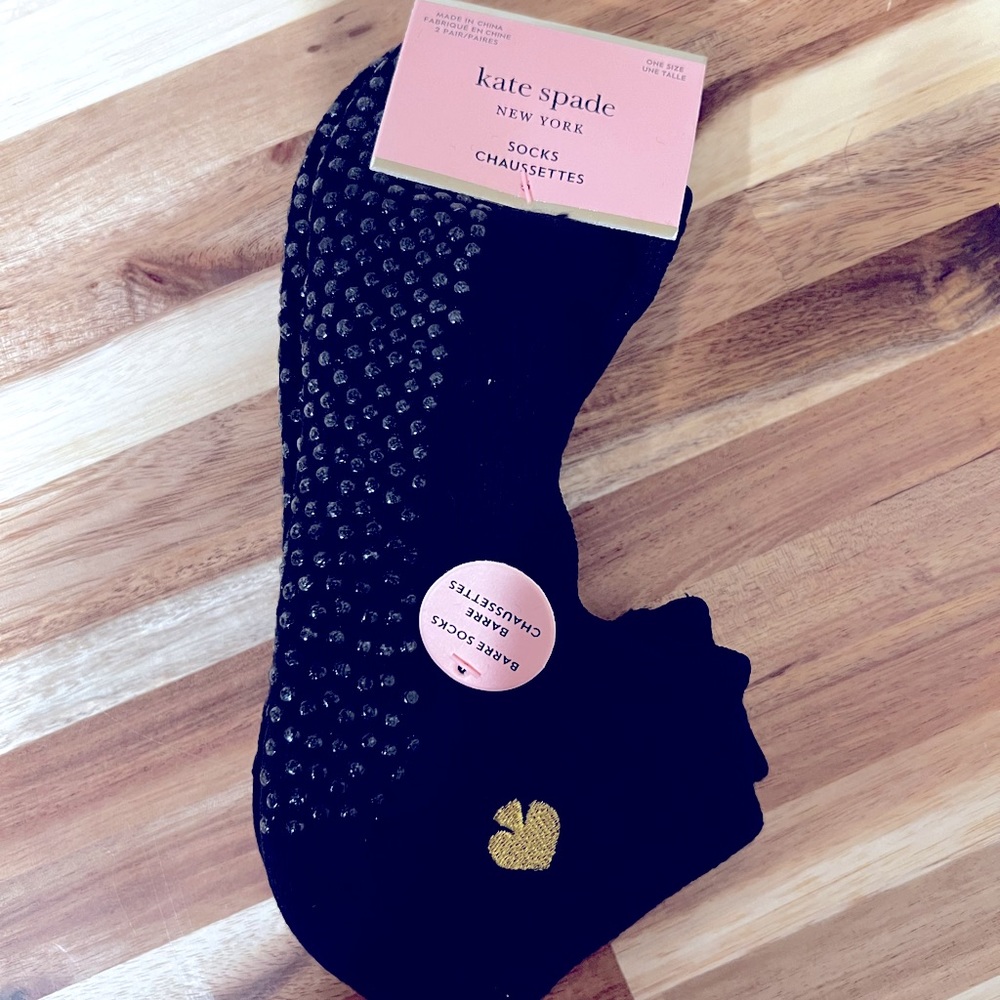 Kate Spade NWT Barre socks 2 pack